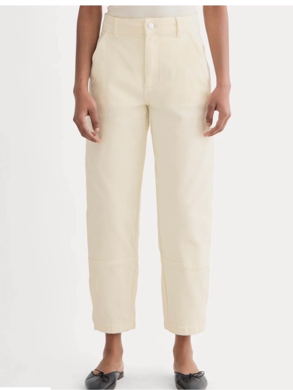 Everlane Utility Barrel Pant Color Bone Size 2.